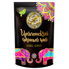 Цейлонский чёрный чай EARL GREY 100г. Чай Т.М. "ЧЕРНЫЙ  ДРАКОН"