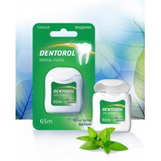 Зубная нить Dentorol Алоэ Вера круглая 65 м