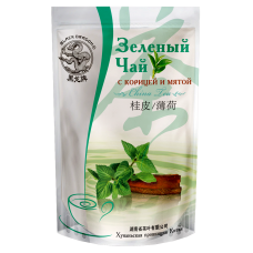 Зелёный чай с КОРИЦЕЙ и МЯТОЙ